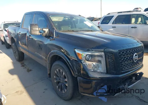 2018 Nissan Titan Pro-4X from USA, damaged, VIN 1N6AA1E58JN540158